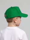 Бейсболка детская Standard Kids, зеленая фото 9 &mdash; MT Group