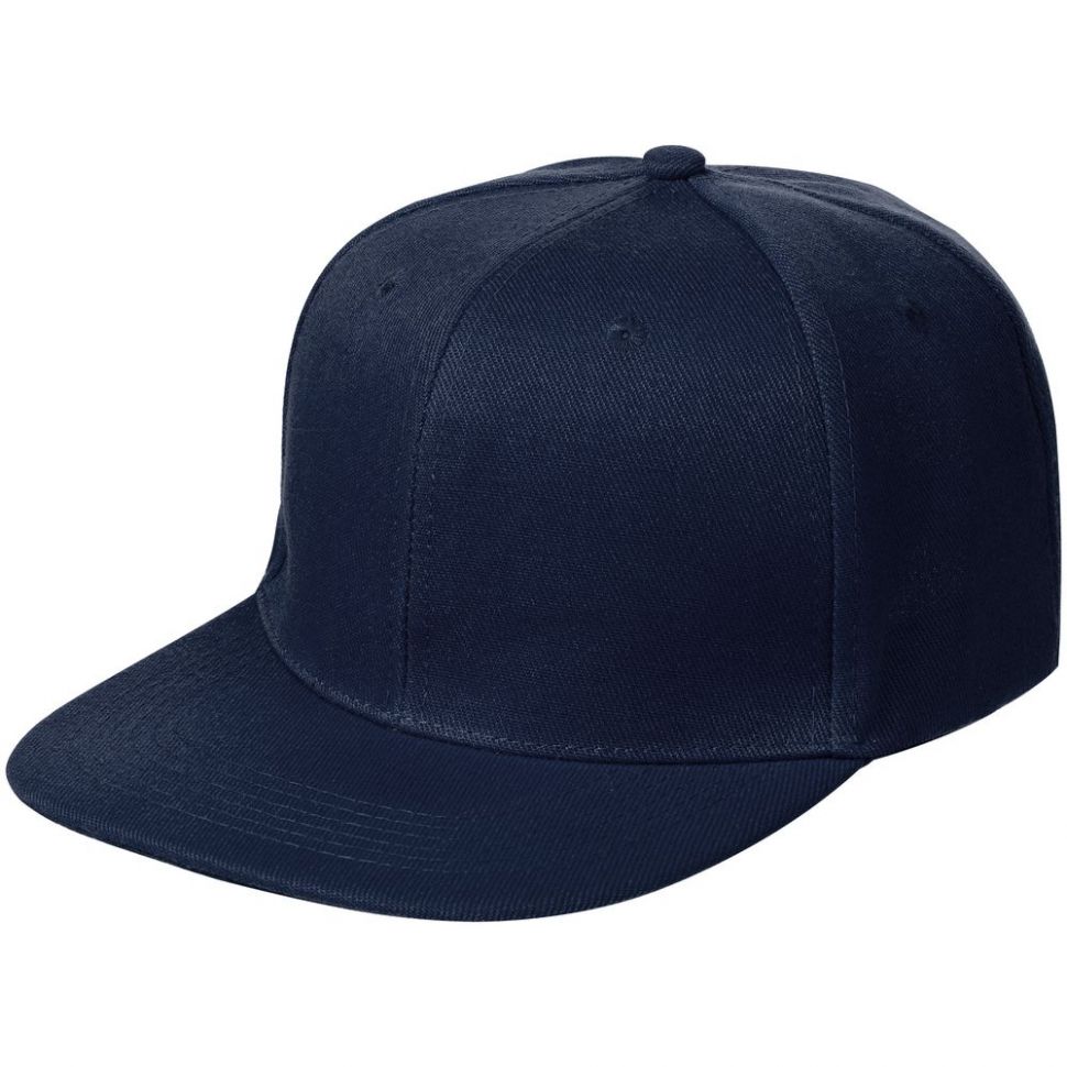 Бейсболка Snapback с прямым козырьком, темно-синяя фото 1 &mdash; MT Group