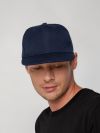 Бейсболка Snapback с прямым козырьком, темно-синяя фото 8 &mdash; MT Group