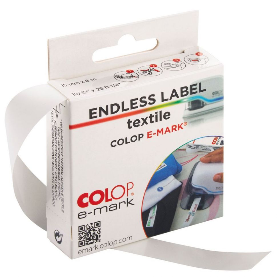 Термоклеевая лента Colop E-mark для текстиля фото 1 &mdash; MT Group