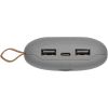 Аккумулятор с беспроводной зарядкой Pebble Wireless 9000 мАч, серый фото 5 &mdash; MT Group