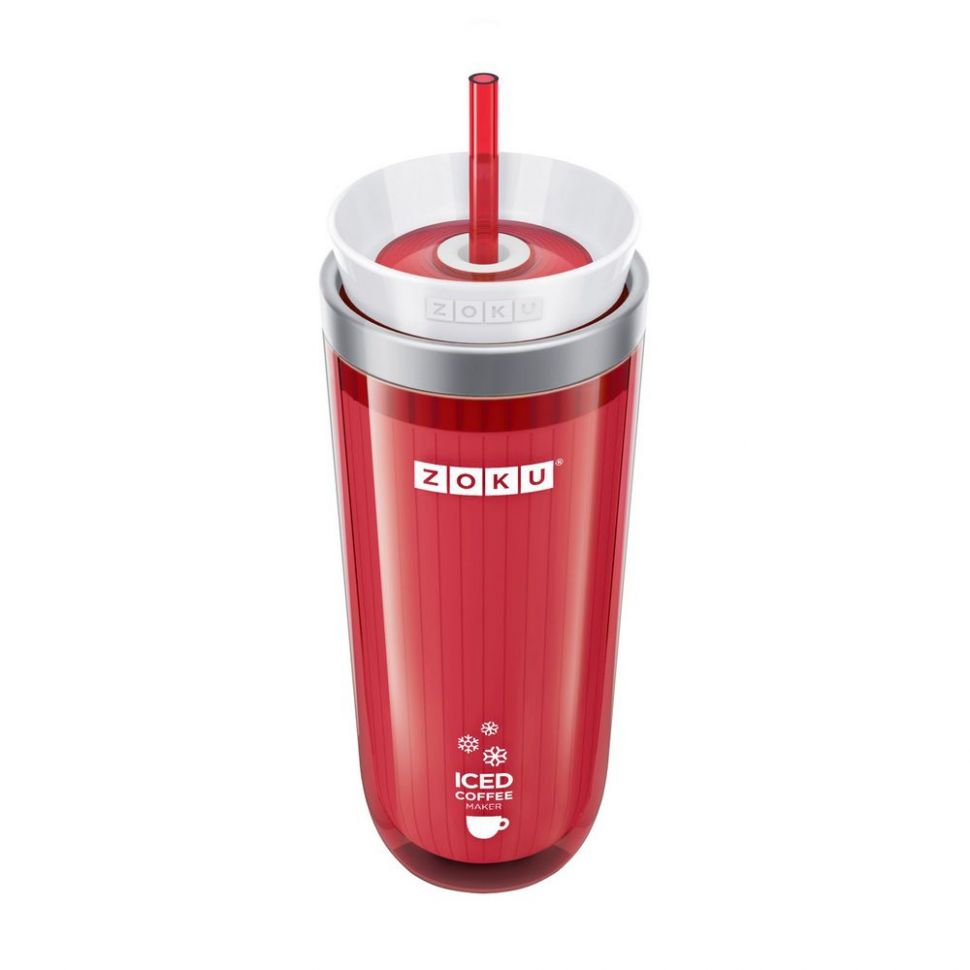 Стакан для охлаждения напитков Iced Coffee Maker, красный фото 1 &mdash; MT Group